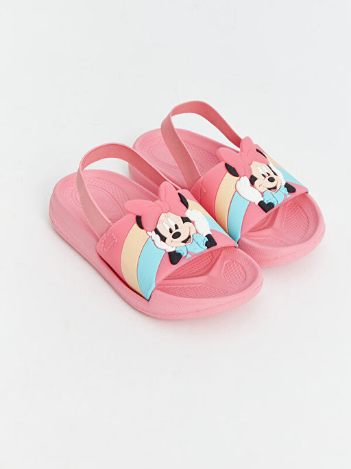 Minnie Mouse Bask?l? K?z Bebek Terlik