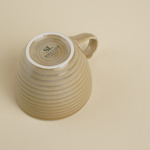 Кружка SL Home Песчаный бриз, 320 мл, фарфор, бежевая - Simaland фото 4