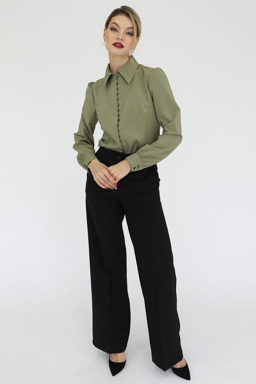 Блузка с навесными петлями - Looklikecat фото 5