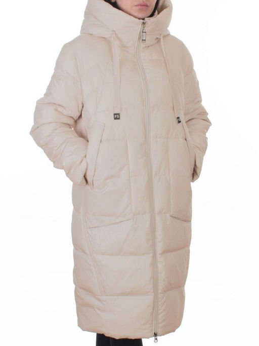 M-89098 MILK Пальто зимнее женское (200 гр. холлофайбер)