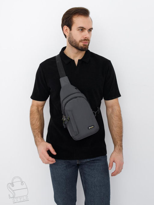 Рюкзак мужской текстильный 82057 gray Aotian