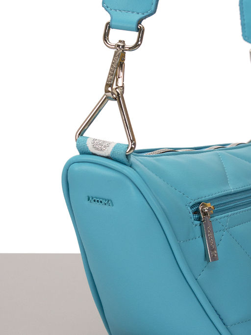 LACCOMA сумка Лакки-Ф826-бирюзовый эко кожа хлопок  фото 5
