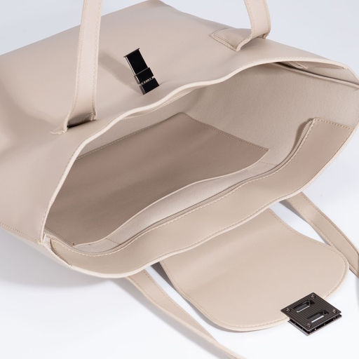 Сумка-тоут на молнии, цвет бежевый - Simaland фото 5