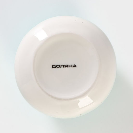 Сахарница Доляна «Млечный путь», 330 мл, с ложкой, фарфор, бирюзовая