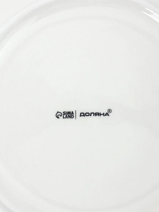 Набор тарелок 4 шт обеденных "White Label" 22,5х22,5х2 см