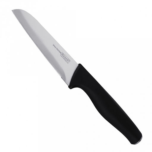 Нож для овощей "Tallone" 10,2см из нержавеющей стали, ширина 1,5см, длина 21см, эргономичная ручка из полипропилена с покрытием "soft-touch", наконечник из нержавеющей стали, "Regent" (Китай)