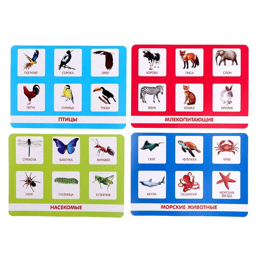 Лото Мир животных по методике Г. Домана - Лас играс kids фото 2