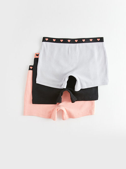 Bask?l? K?z ?ocuk Boxer 3l? - Waikiki фото 2