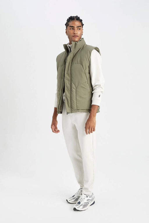 DeFactoFit Надувной жилет стандартной посадки с водоотталкивающей пропиткой и воротником-стойкой  фото 2