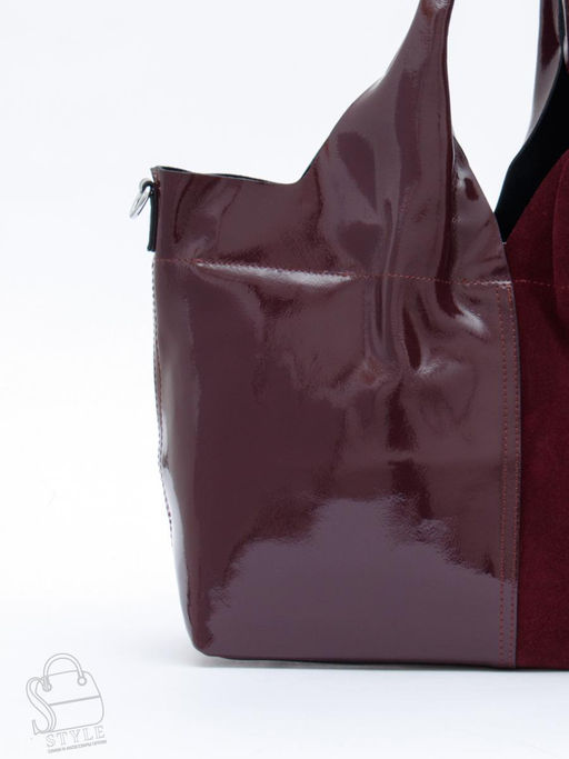 Сумка женская кожаная 98184-3MSS wine red Velina Fabbiano-Safenta в Новосибирске