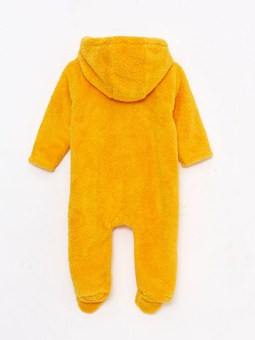 Kap??onlu Uzun Kollu Winnie the Pooh Pel?? Erkek Bebek Fermuarl? Tulum - Waikiki фото 2