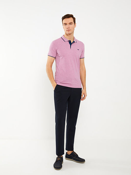 Polo Yaka K?sa Kollu Pike Erkek Ti??rt