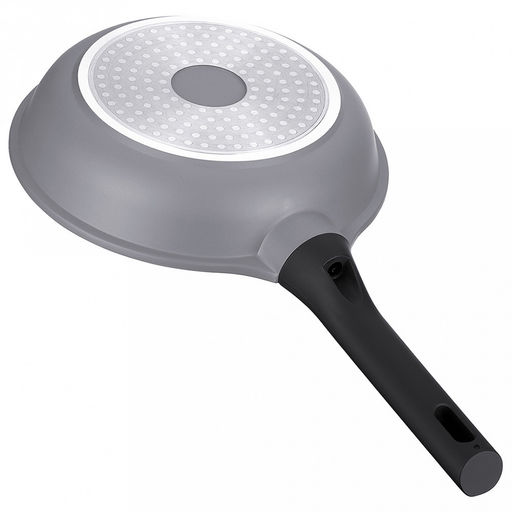 Сковорода с антипригарным покрытием Moderno д28см, h9см, s1,8мм, дно s5мм, литой алюминий, бакелитовая ручка с покрытием soft-touch, Regent (Китай) Подходит для всех видов плит, включая индукционную. - Домашняя мода фото 5