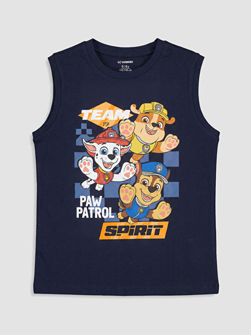 Bisiklet Yaka Paw Patrol Bask?l? Erkek ?ocuk Atlet