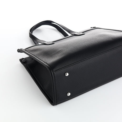 Сумка женская тоут TEXTURA на молнии, с кошельком, 30×10×24 см, чёрный