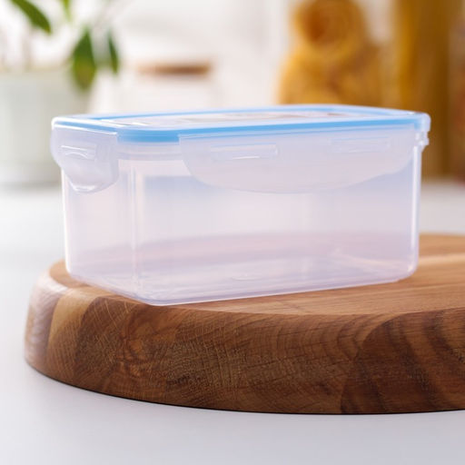 Контейнер для хранения еды Good & Good, 800 мл, с герметичной крышкой, пластик, прозрачный