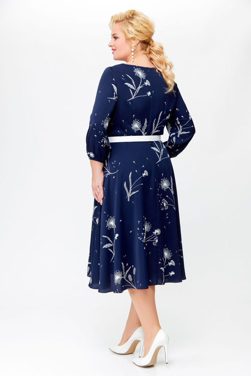 Блуза Swallow 803.2 черный+серебряный узор фото 931