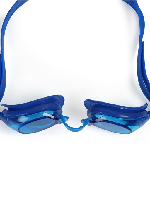 Очки для плавания детские ONLYTOP, беруши, цвет синий