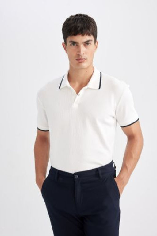 New Regular Fit K?sa Kollu Polo Tisort