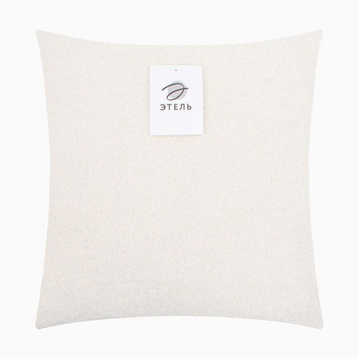 Наволочка декоративная Этель Boucle 43х43см, цвет белый, полиэстер  фото 4