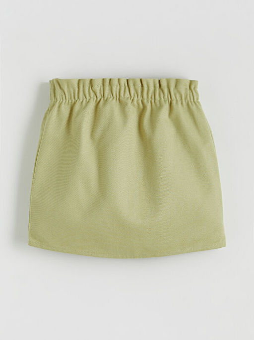 Beli Lastikli Fisto Detayl? K?z ?ocuk Etek