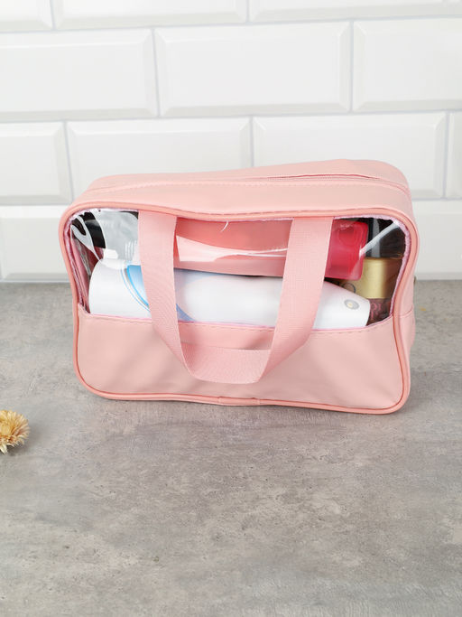 Косметичка 16х26х7 см / XN-025PN /уп 100/розовый - ГалеонТрейд фото 4