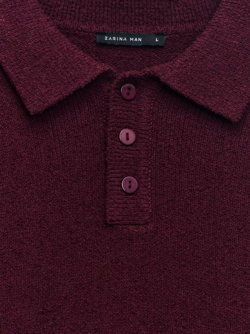 Джемпер из хлопка с отложным воротником / Zarina фото 11