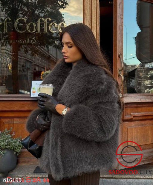 Шуба женская из искусственного меха - Bruno фото 4