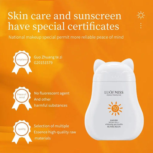 Отбеливающий крем с усиленным комплексом UVA/UVB фильтров SPF 50, 30мл - Luofmiss фото 6