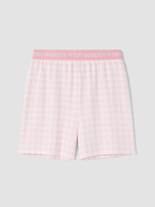 Beli Bask?l? Kareli K?z ?ocuk Pijama Alt?