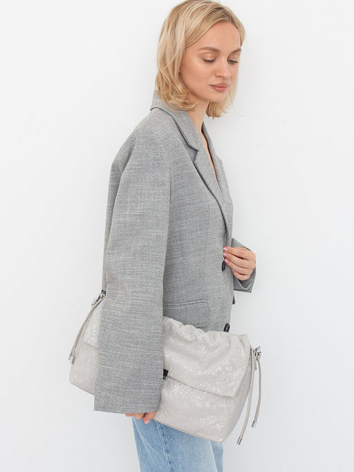 Сумка 58441 gray Velina Fabbiano-Safenta