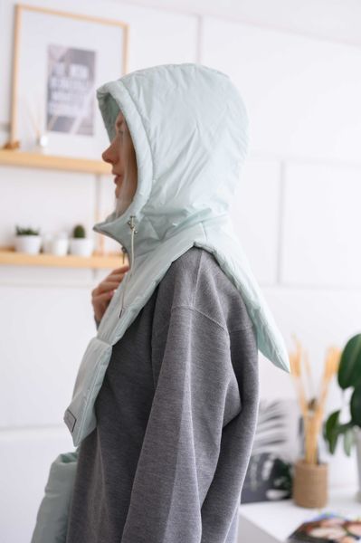 Капор мята, капюшон - Yollochka фото 5