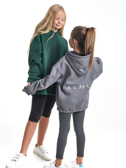 Худи one size с начесом удлиненное с капюшоном спортивное UD 8015 салатовый - Mini maxi фото 23