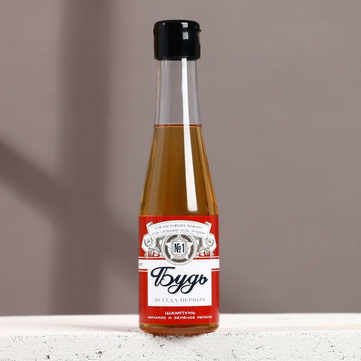 Шампунь для волос пиво Будь!, 250 мл, аромат кипариса и зелёного яблока, Чистое счастье