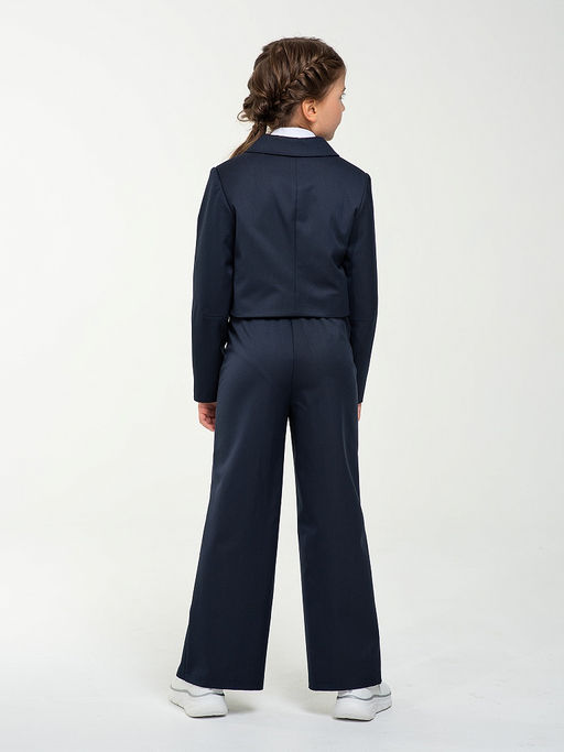 Синий жакет для девочки Mooriposh, модель 0722