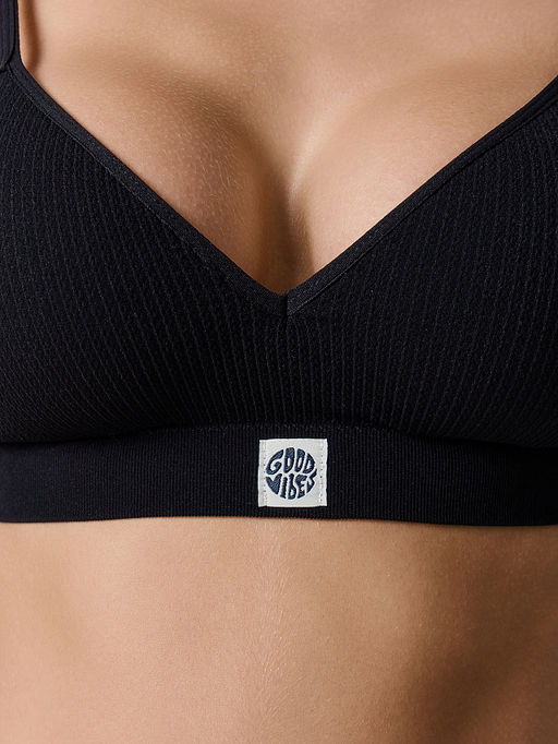 Бюстгальтер женский черный с формованной чашкой - Mark formelle фото 6