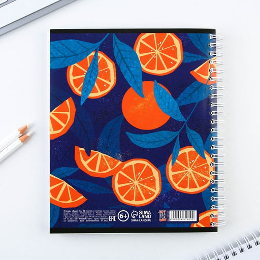 Цена за 3 шт. Тетрадь в клетку, 96 л., А5, на спирали, блок №2 «Лови момент»