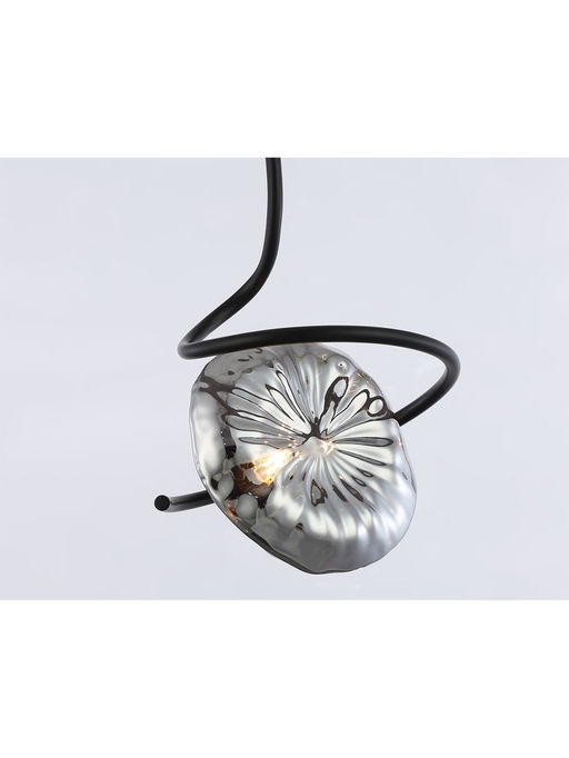 Светильник подвесной LH15001, 1хG9, 40Вт, d19 h140 см, чёрный