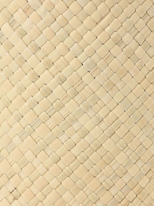 Сумка плетёная из пандана, 23×13×35 см, бежевая
