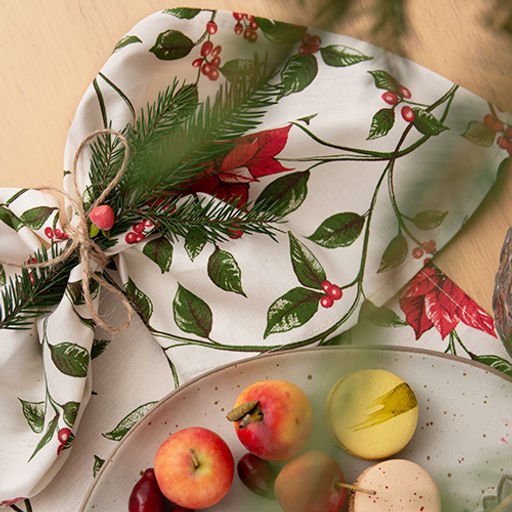 Набор салфеток декоративных 35х35 - 6 шт, саржа Гербариум ВБ 35х35 - Традиция фото 9