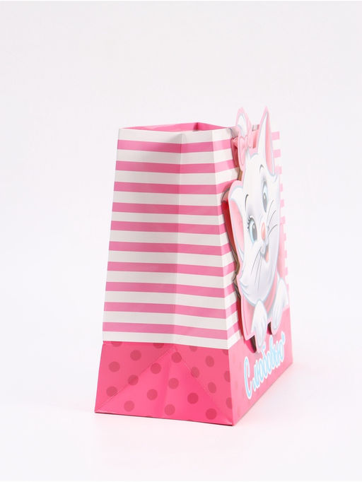 Пакет подарочный «Кошечка», 30 × 30 × 15 см