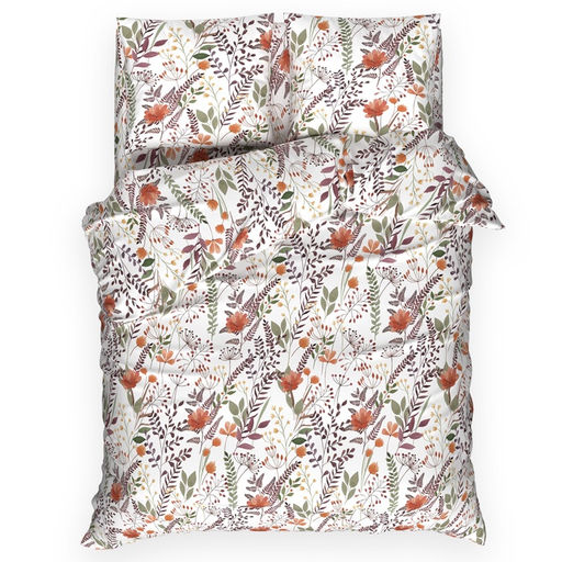 Постельное бельё Этель Евро Summer bloom 200*217 см, 220*240 см, 70*70 см-2 шт, поплин 125 г/м2, хл 100%