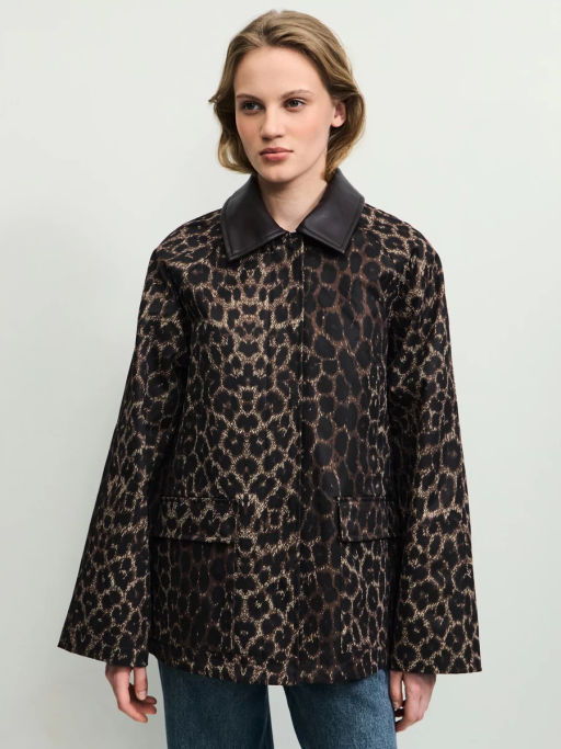 Куртка оверсайз с акцентным воротником ZR2604102209-259 / Zarina  фото 4