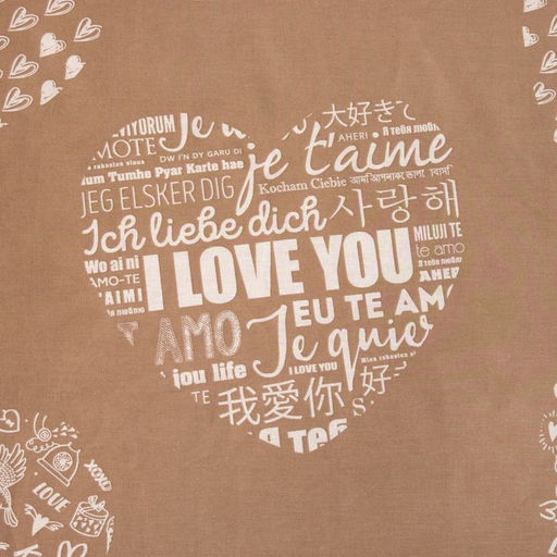 Постельное бельё Этель евро Te amo (вид 3) 200 х 217 см, 220 х 240 см, 70 х 70 - 2 шт  фото 3