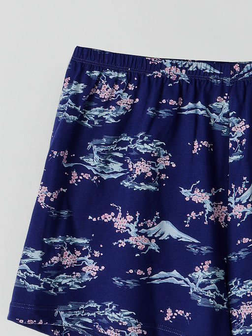 Комплект домашний женский синий с принтом - Mark formelle фото 8