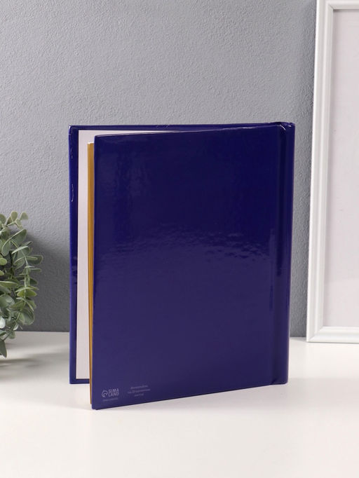 Фотоальбом магнитный на 20 листов Люблю тебя до луны, синий, тиснение серебро, 29?24?2 см