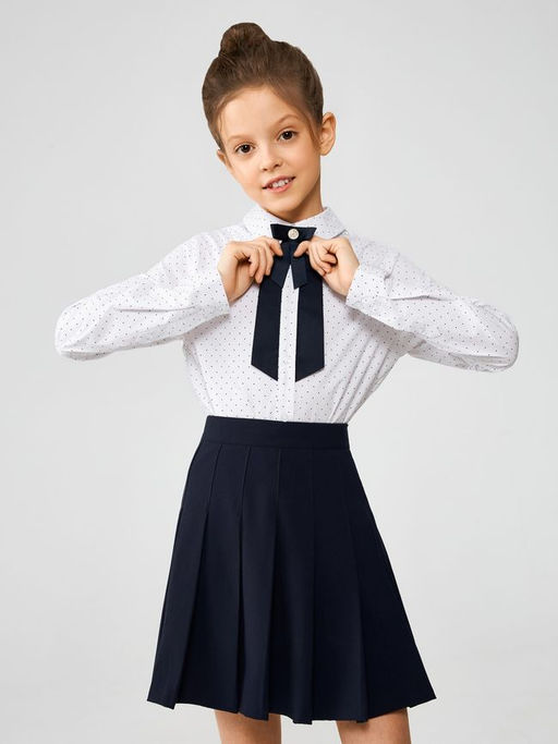 ACOOLA / Блузка детская для девочек Algebra горошек