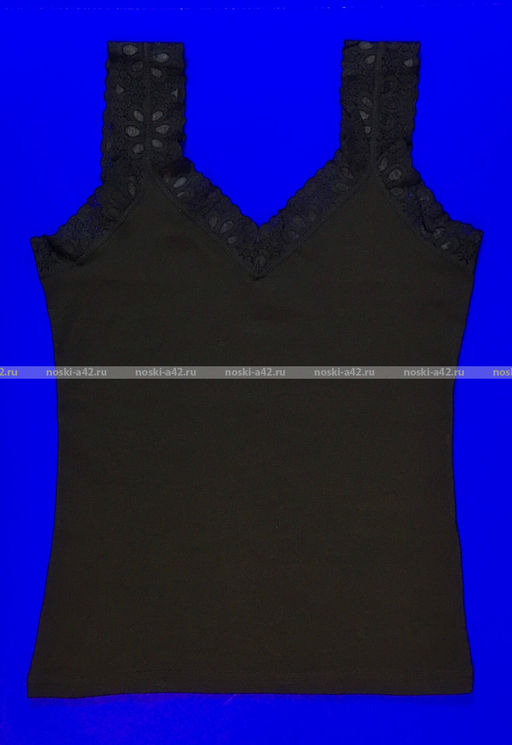 Цена за 1 шт. Майки женские Miss Emma Турция Кружево черные