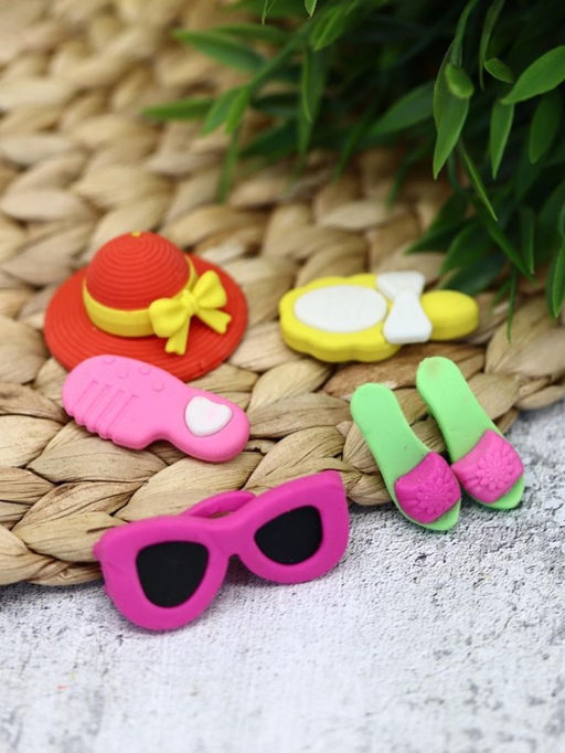 Ластики "Pink glasses", 5 шт. в наборе