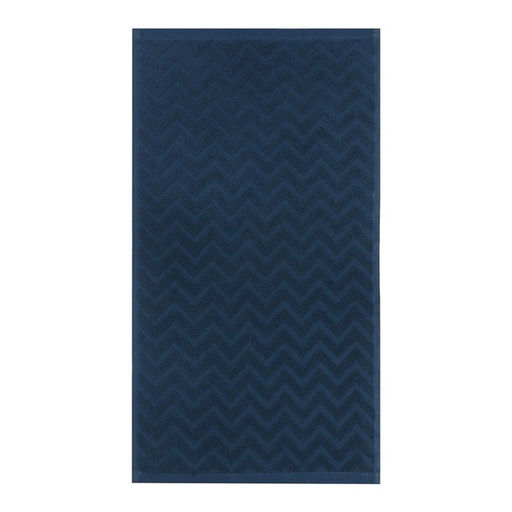 Полотенце махровое LoveLife Zig-Zag, 50х90 см, цвет голубая ель, 100% хл, 450 гр/м2  фото 2